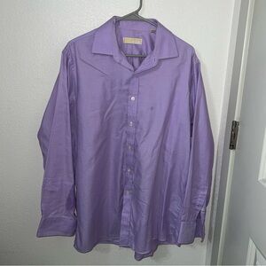 Men's Purple Dress Shirt Michael Kors